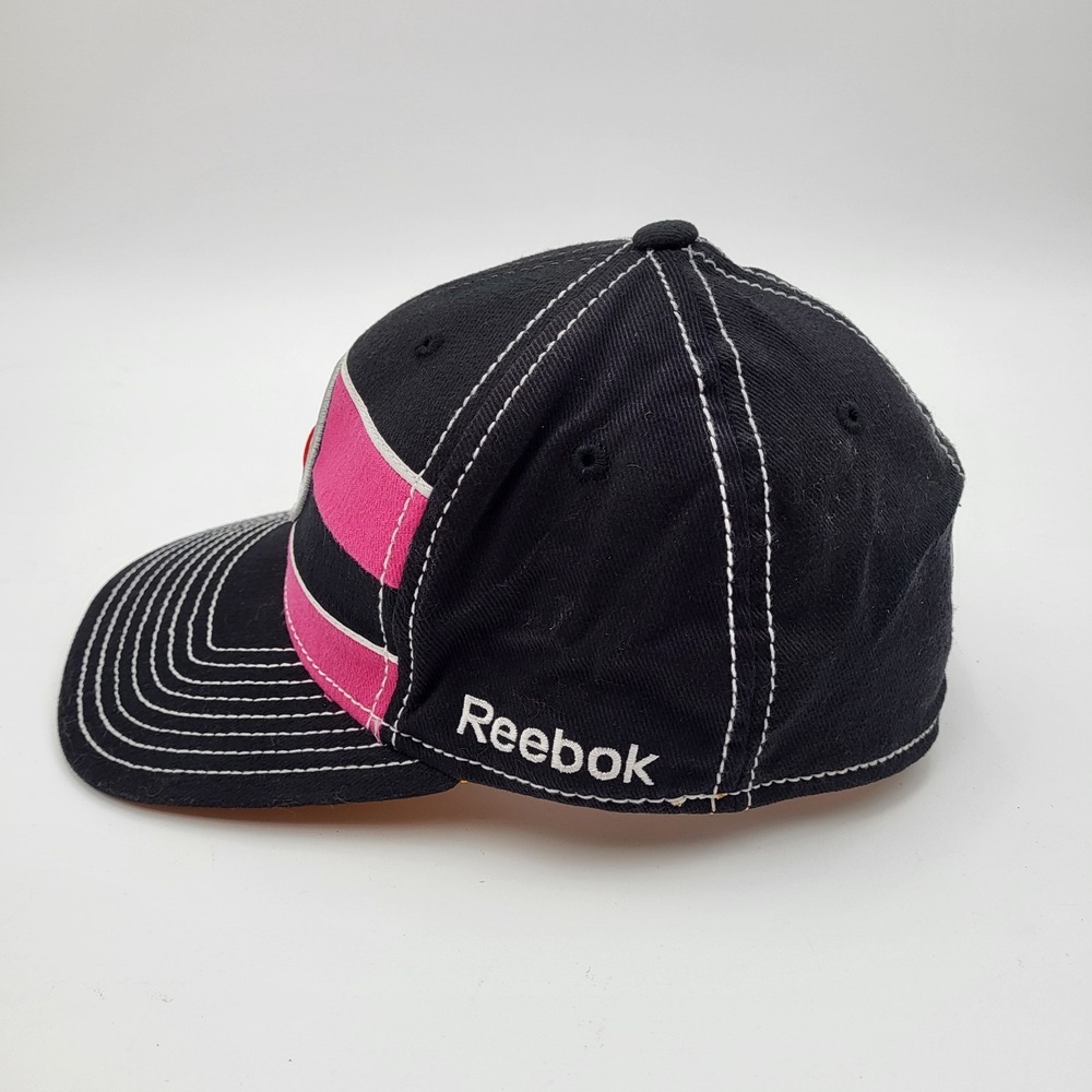 Pittsburgh Steelers Breast Cancer Awareness Fitted Hat Reebok Mens Small/Medium - Picture 2 of 8